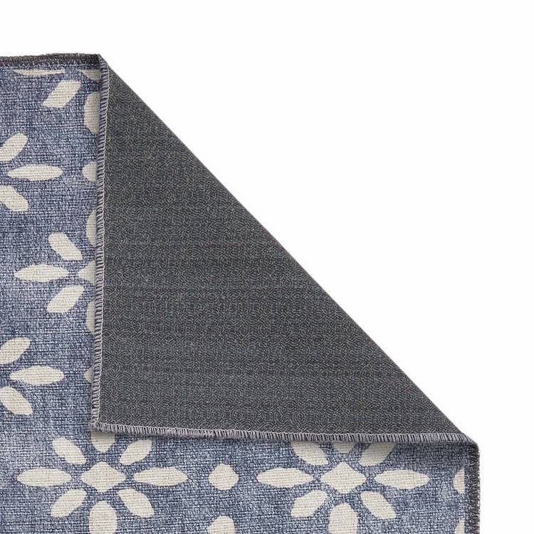 Think Rugs flatweave runner coral floral blue 61x170cm - British product