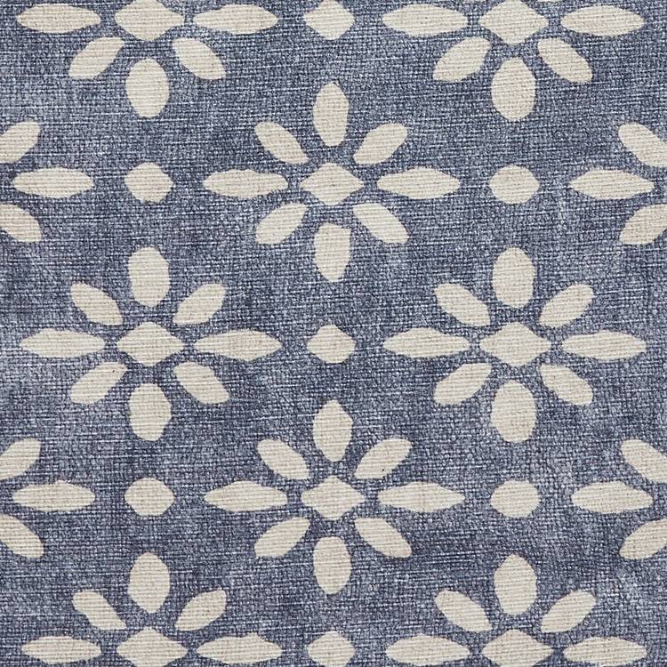 Think Rugs flatweave runner coral floral blue 61x170cm - British product
