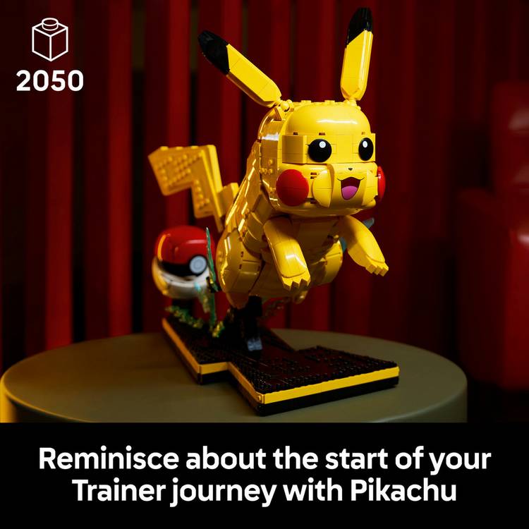 LEGO Pikachu and Poké Ball building set 2050 pieces, imported from the UK