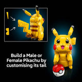 LEGO Pikachu and Poké Ball building set 2050 pieces, imported from the UK