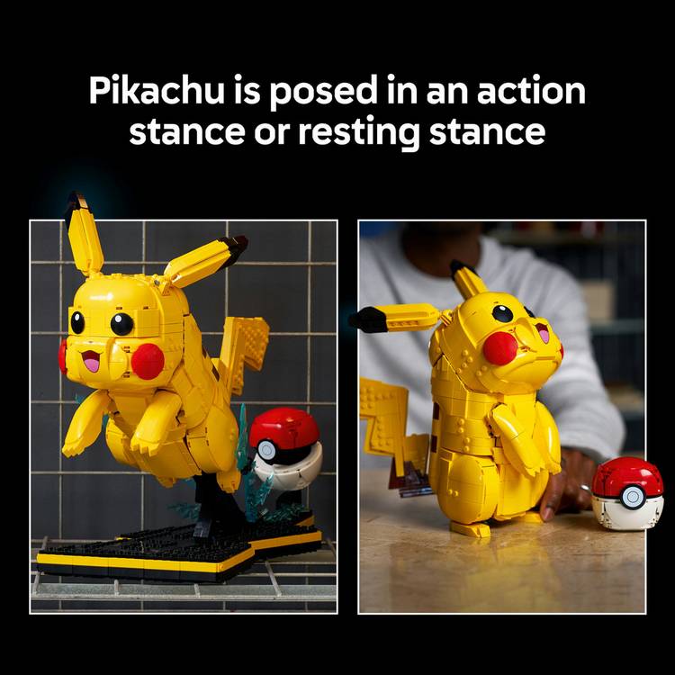 LEGO Pikachu and Poké Ball building set 2050 pieces, imported from the UK