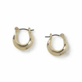 Freedom gold-tone mini hoop earrings 20mm, UK version