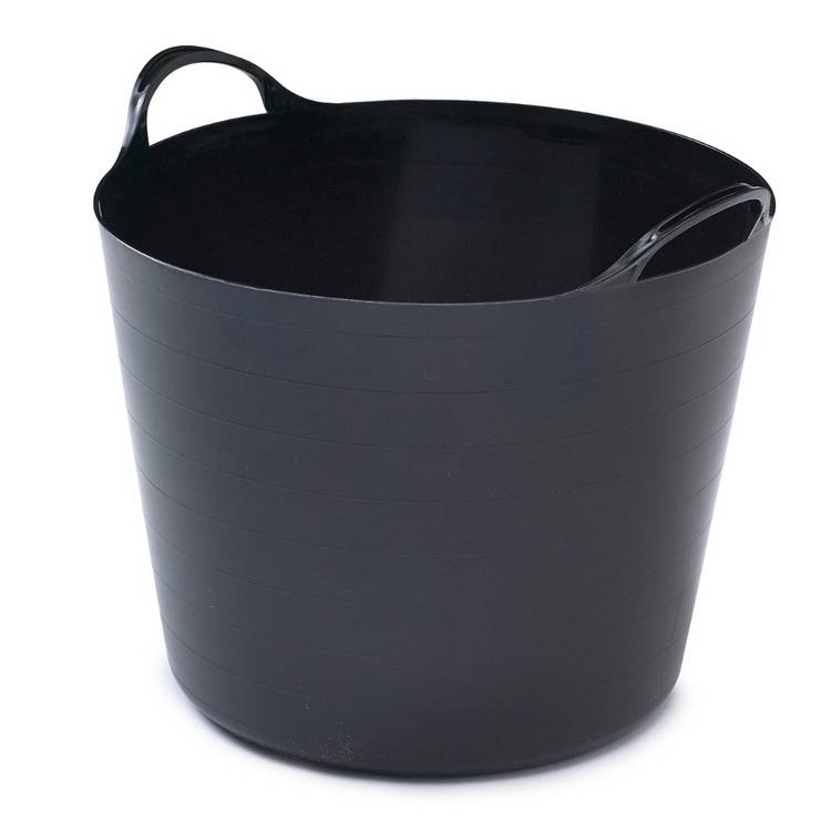 Whitefurze black flexible tub 26L, UK version