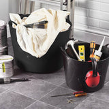 Whitefurze black flexible tub 26L, UK version