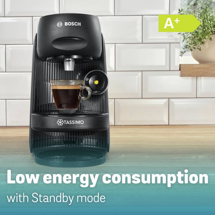 Tassimo Finesse Friendly pod coffee machine black, UK version