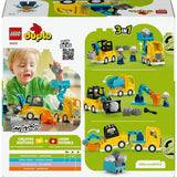 LEGO DUPLO 3 in 1 construction vehicles building toy 22 pieces, imported from the UK