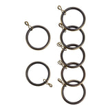 Argos Argos Home 20 Metal Curtain Rings - Antique Brass- Buy online at McGrocer