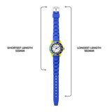 Tikkers Kids Blue Time Teacher Watch silicone strap - British product