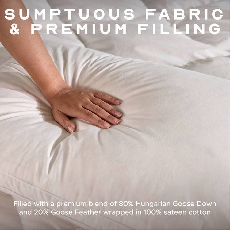 Snuggledown goose down pillow 2 pack medium soft - British product