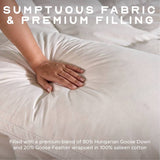 Snuggledown goose down pillow 2 pack medium soft - British product