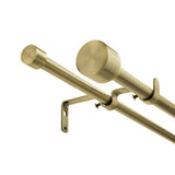 Argos Home extendable double brass curtain pole 120-210cm, imported from the UK