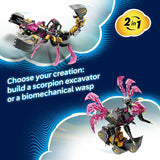 LEGO building set 2in1 Nightmare Scorpion Digger 505 pieces, UK version