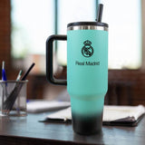 Real Madrid thermal flask multicoloured club crest 1.18L, UK version