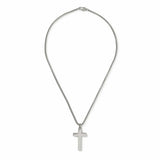 Uncommon Souls silver-tone cross pendant necklace, imported from the UK