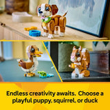 LEGO Creator 3in1 Playful Puppy Dog building toy 336 pieces, imported from the UK