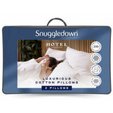 Argos Snuggledown Hotel Cotton Medium Soft Pillow - 2 Pack- Buy online at McGrocer