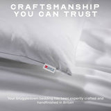Snuggledown Hotel Cotton Medium Soft pillow 2 pack British brand