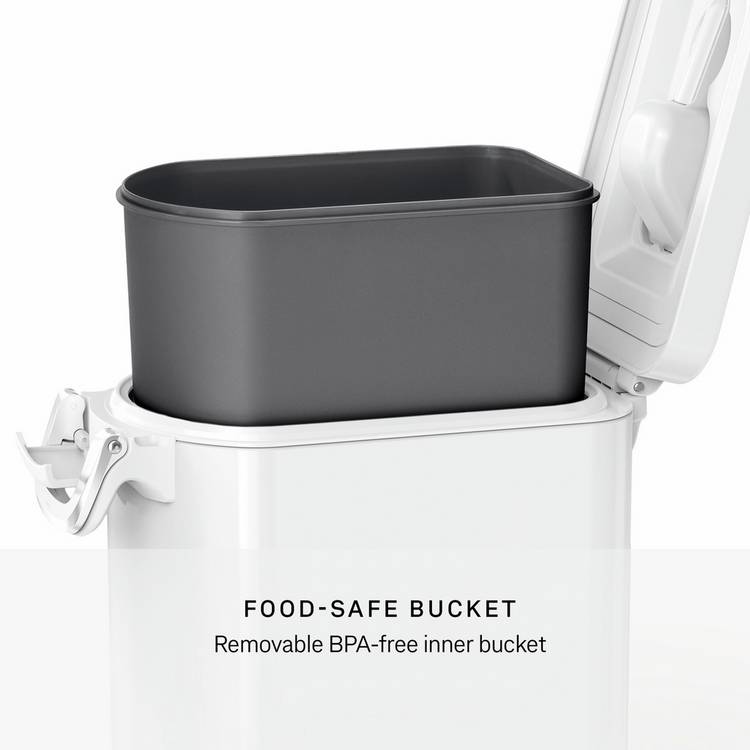 Simplehuman pet food bin white 25L - British product