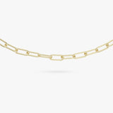 Revere gold plated paperclip link bracelet 20cm - British product