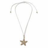Argos Revere Freedom White Cord Starfish Pendant Necklace 45cm- Buy online at McGrocer