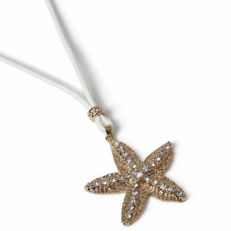 Revere starfish pendant necklace cord chain, UK version
