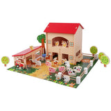 Chad Valley wooden farm 40 piece set, UK version
