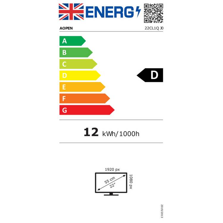 Acer 120Hz Full HD monitor 22 inch - British product