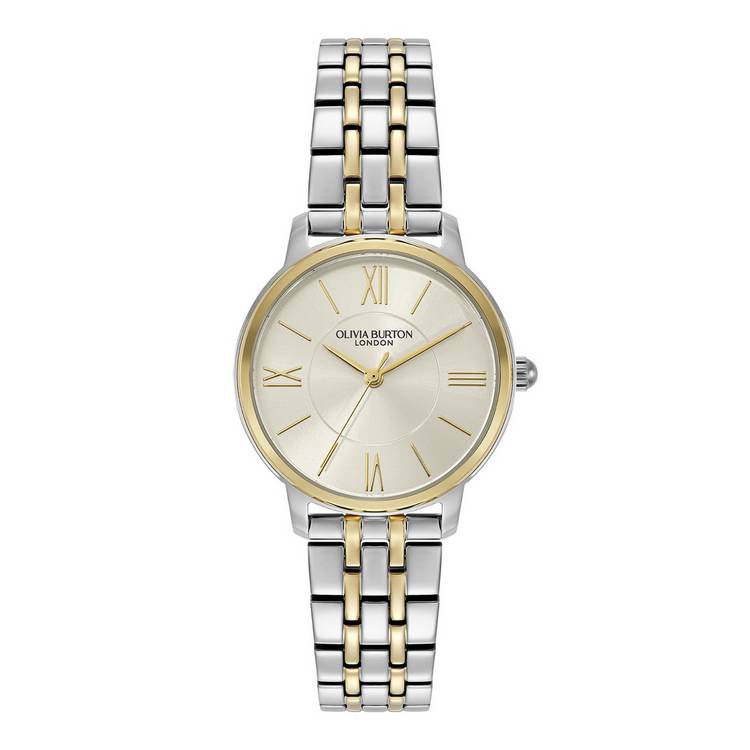Olivia Burton two-tone bracelet watch 30mm, UK version