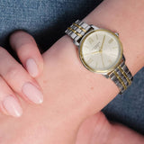 Olivia Burton two-tone bracelet watch 30mm, UK version