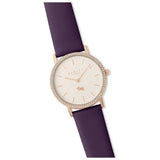 Radley rose gold watch and bracelet set with blue leather strap - British product