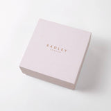 Radley rose gold watch and bracelet set with blue leather strap - British product