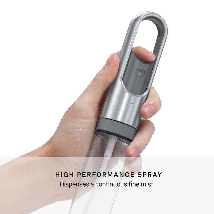 Simplehuman paper towel holder with spray pump stainless steel - British product