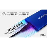 Samsung Portable SSD 2TB Blue - British product
