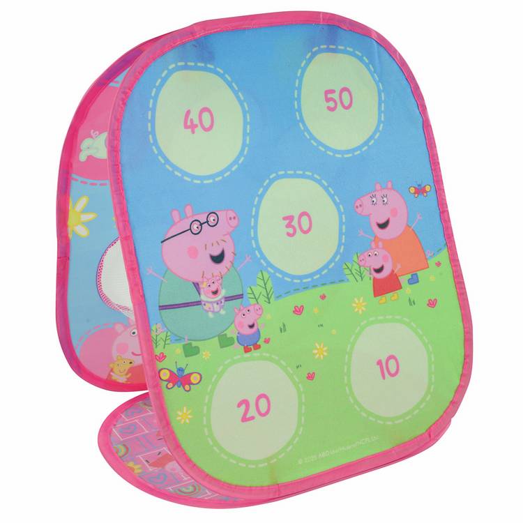 Peppa Pig bean bag toss game, UK version