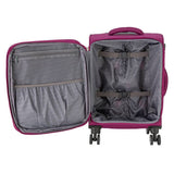 Featherstone soft cabin suitcase purple 55cm, UK version