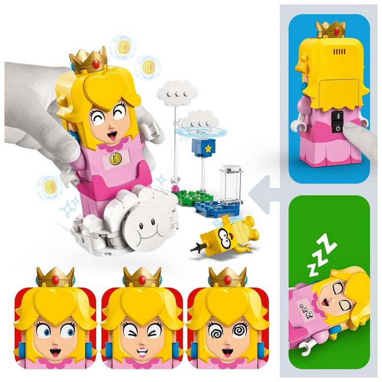 LEGO Super Mario interactive Peach playset 208 pieces, imported from the UK