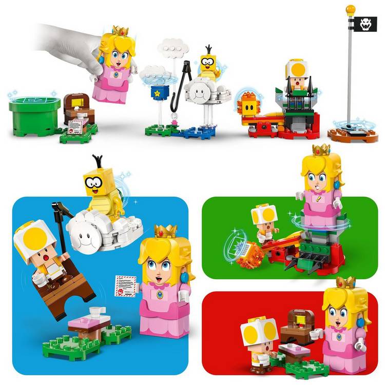 LEGO Super Mario interactive Peach playset 208 pieces, imported from the UK