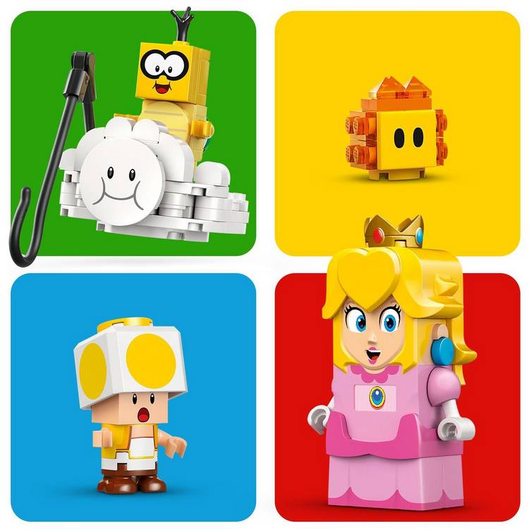LEGO Super Mario interactive Peach playset 208 pieces, imported from the UK