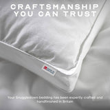 Snuggledown back sleeper pillow 2-pack medium soft, UK version