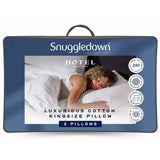 Snuggledown cotton kingsize pillows 2 pack, UK version