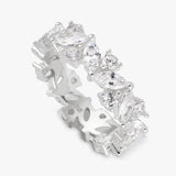 Argos Revere Sterling Silver Marquise Eternity Ring - Large- Buy online at McGrocer