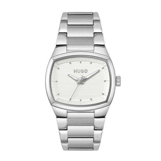 Hugo Telly retro stainless steel case bracelet watch, imported from the UK