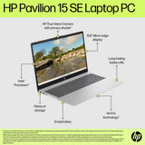 HP Pavilion 15 laptop silver Intel Core i7 16GB, UK version