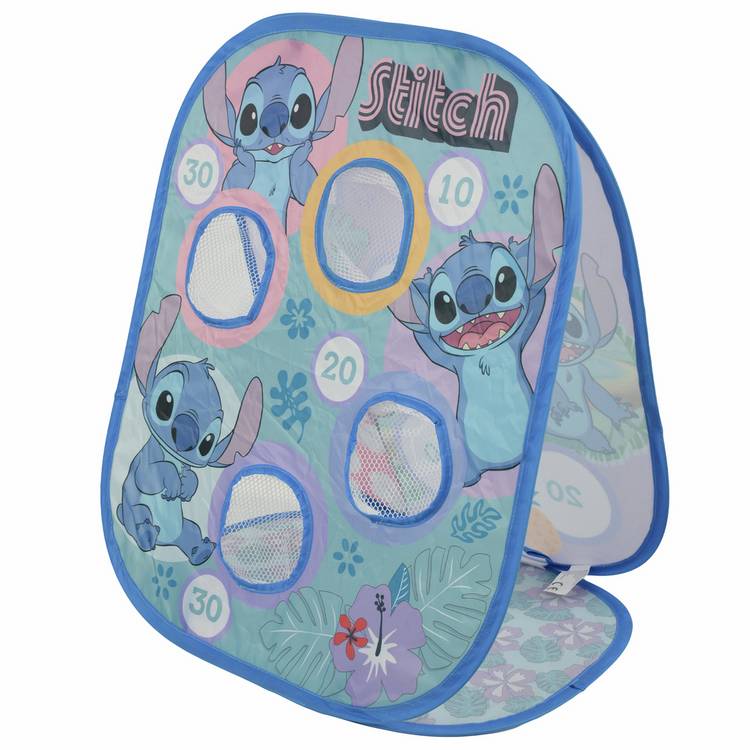 Disney Stitch quick-up bean bag toss target game - British product