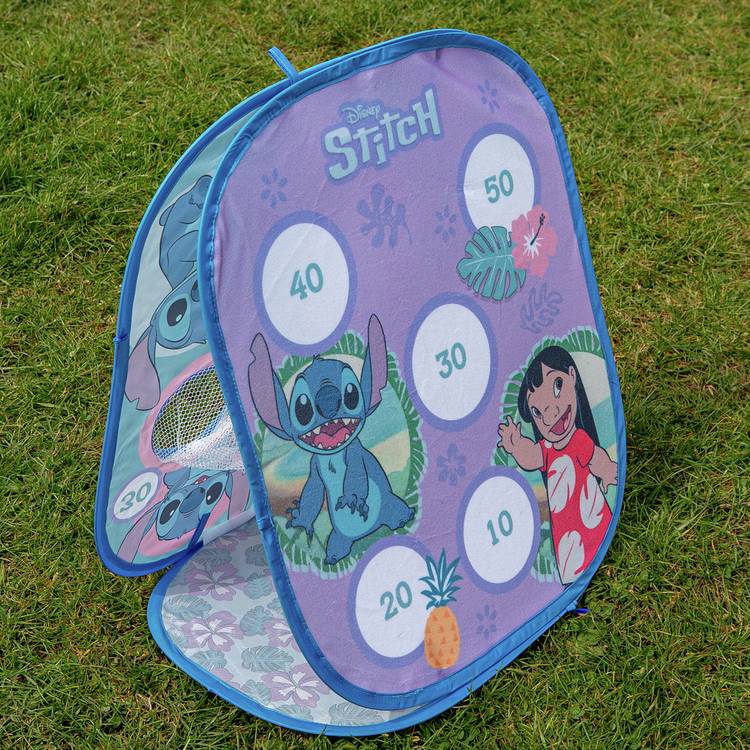 Disney Stitch quick-up bean bag toss target game - British product