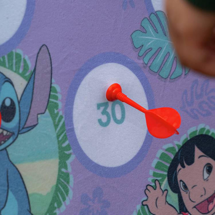 Disney Stitch quick-up bean bag toss target game - British product