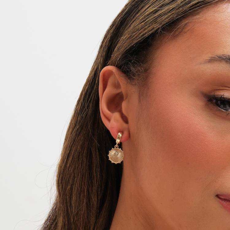 Lipsy gold plated charm pearl earrings pack of 3 (British brand)