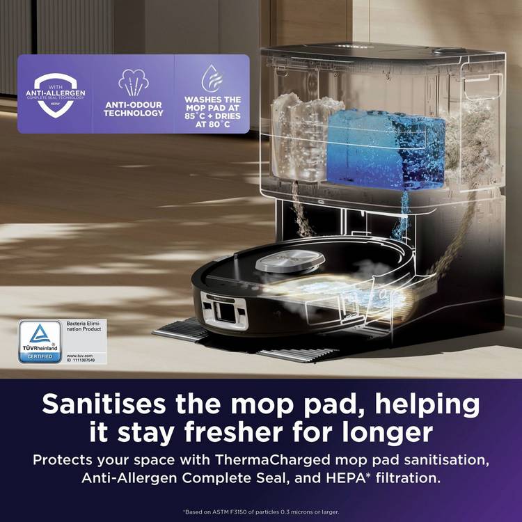Shark PowerDetect UV Reveal robot vacuum, imported from the UK