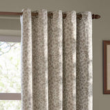 Wylder Grace Natural leaf eyelet curtains 117x137cm, imported from the UK