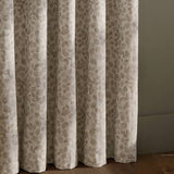 Wylder Grace Natural leaf eyelet curtains 117x137cm, imported from the UK